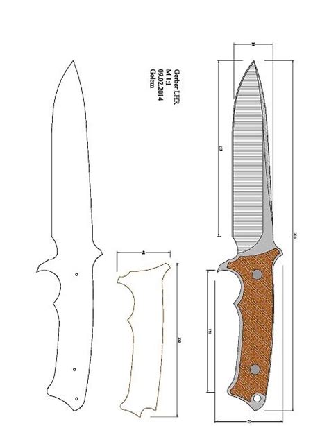 Every knife is custom handmade with pride. Bowie Knife Templates To Print | Handmade With Lovelisa