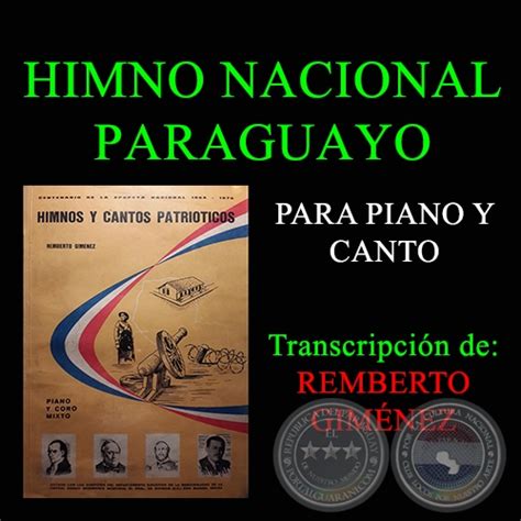 Portal Guaraní Himno Nacional Paraguayo Para Piano Y Canto