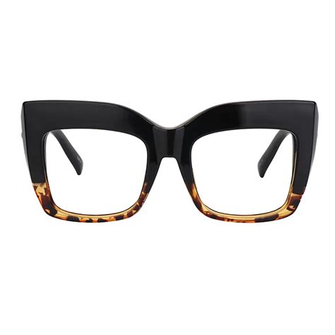 men accessories zeelool stylish acetate oversized thick square eyeglasses for men women clear