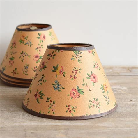 Four Floral Lampshades