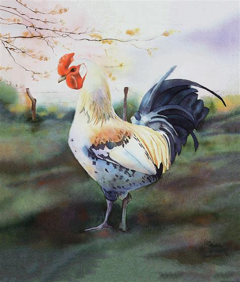 Cock A Doodle Doo 1 Painting By Lisa Molitor Fine Art America