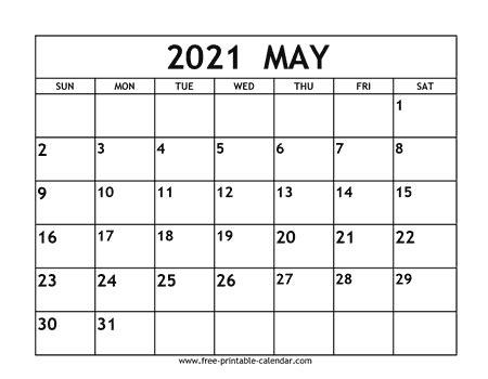 Free 2021 calendars in pdf, word and excel. Free May Calendar 2021 Printable - Texas Map