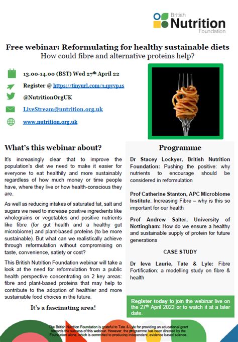 British Nutrition Foundation On Twitter Intake Of Processed Foods