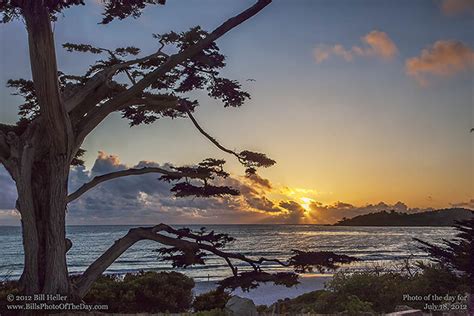 Carmel By The Sea Cypress Sunset Cypress On The Beach In