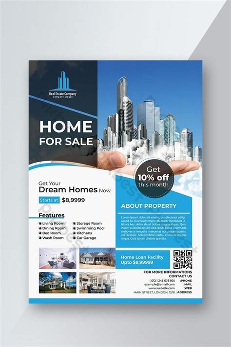 Professional Real Estate Flyerposter Template Psd Psd Free Download