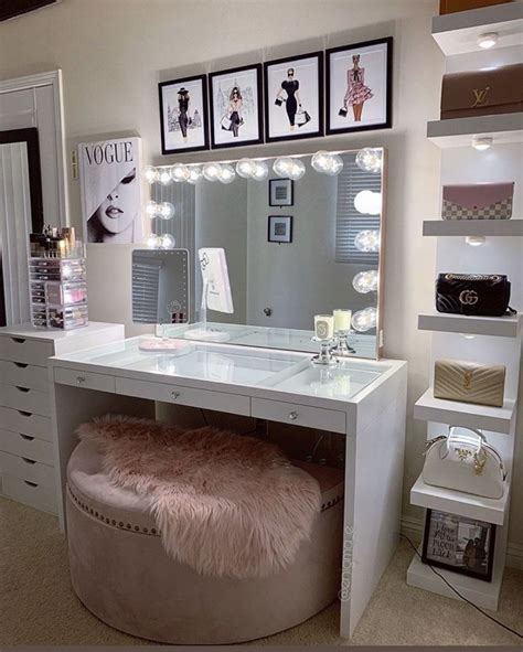 Makeup Vanity Glam Bedroom Decor Beauty Room Decor Dressing Room Decor