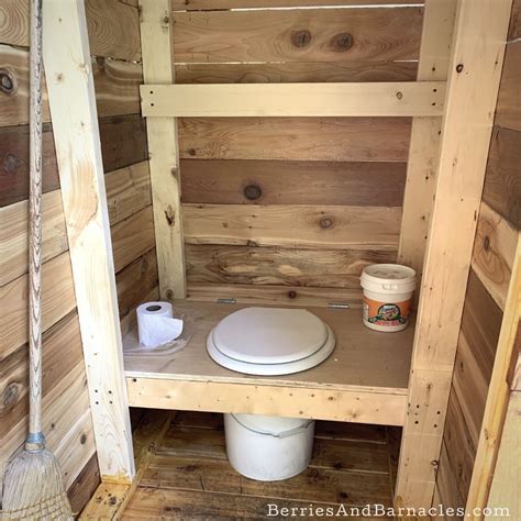 A Simple Outdoor Toilet Design Berries And Barnacles In 2020 Outdoor