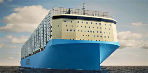 Significantly Different Maersk Unveils Methanol Container Ship