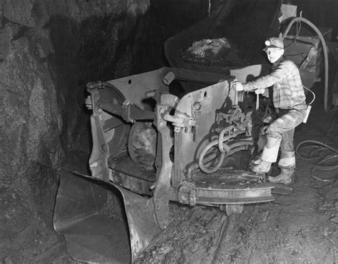 Operating A Shovel Loader In Republic Steel Mine In Mineville