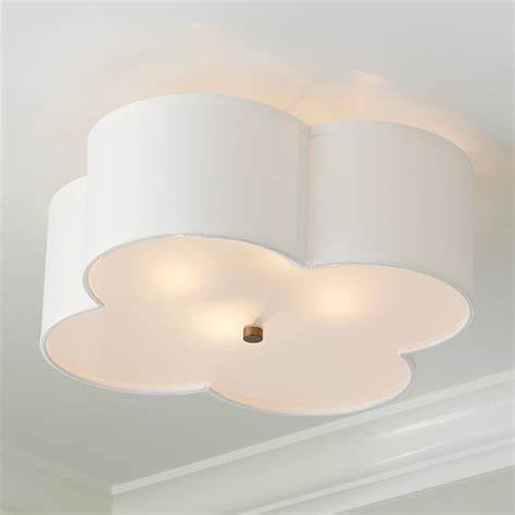 How to install ceiling light fixtures | new & replacement pendant lighting. Scalloped Shade Semi-Flush Ceiling Light - 4 light ...
