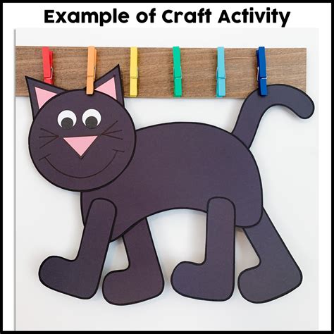 Black Cat Craft Activity Crafty Bee Creations