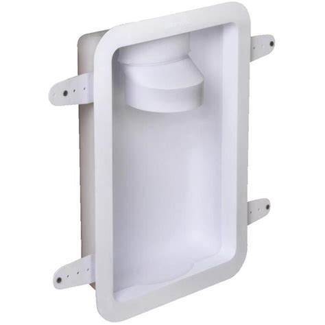 Squashed dryer vents are pretty common. DUNDAS-JAFINE 3-1/2" x 12" x 19" White Recessed Dryer Duct ...