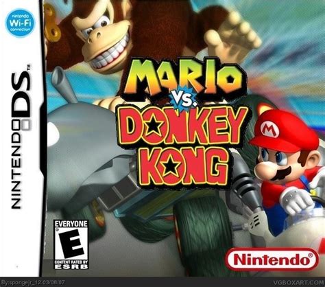 Mario Vs Donkey Kong Nintendo Ds Box Art Cover By Spongejr12