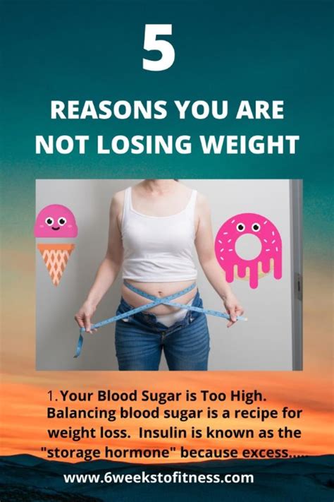 5 Reasons Why You Are Not Losing Weight 6 Weeks To Fitness