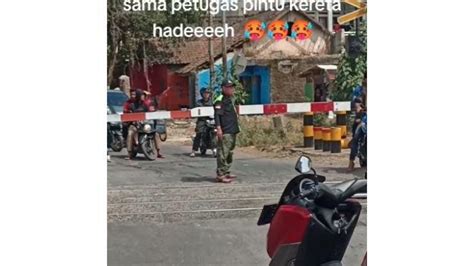 Viral Sopir Angkot Di Cicalengka Marah Marah Pada Penjaga Perlintasan