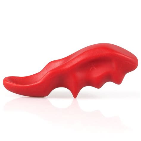 Afh Thumb Saver Massager For Ergonomic Grip While Massaging To Reduce Stress On Thumb Joint Red