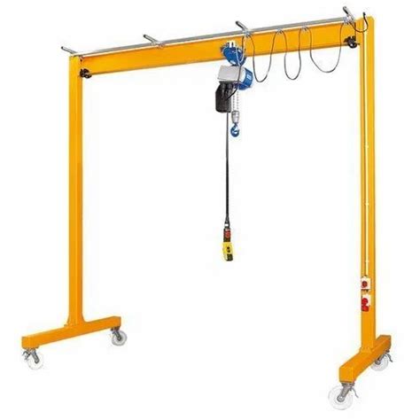 Hk Industries Single Girder Portable Gantry Crane Maximum Lifting