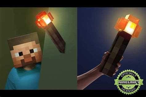 Buy Minecraft Toys Redstone Torch 126 Inch Led Lamp Usb Rechargeable