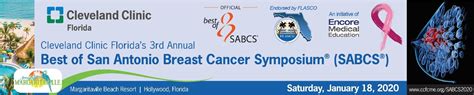flasco cleveland clinic florida s 3rd annual best of san antonio breast cancer symposium sabcs