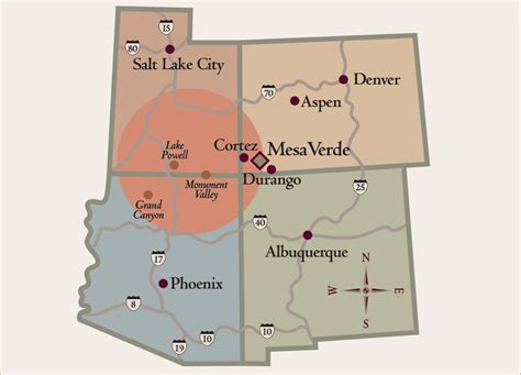 √ National Parks New Mexico Map