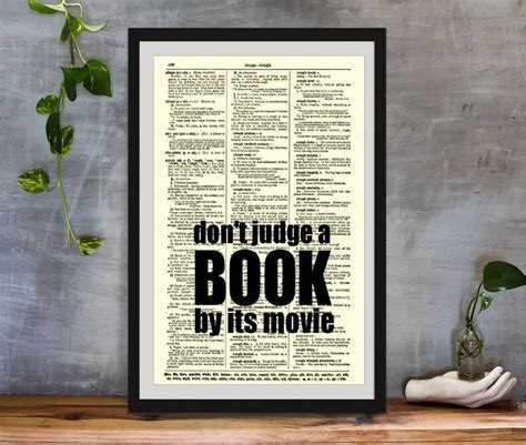 don t judge a book by its movie quote printed on an etsy