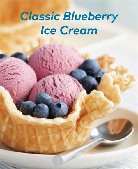 Classic Blueberry Ice Cream Recipe Driscolls Recipe Blueberry