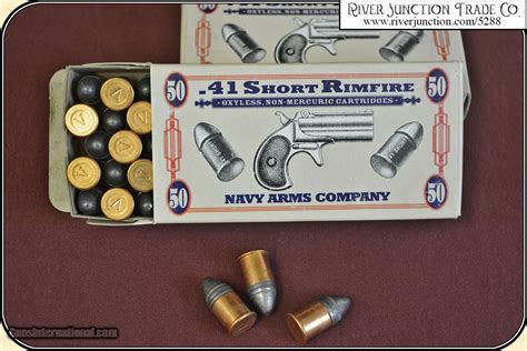 41 Caliber Rim Fire Ammo By Navy Arms 1 Box Of 50 Rounds