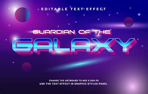 Galaxy Text Effect 11710849 Vector Art At Vecteezy