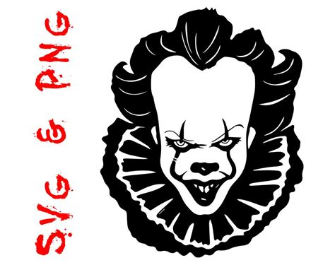 Pennywise Svg Halloween Svg It Svg Clown Cut File Svg For Cricut