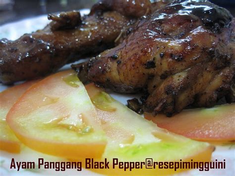 3 resep ayam panggang oven, tanpa dibakar arang. Ayam Panggang Black Pepper | Resepi Minggu Ini