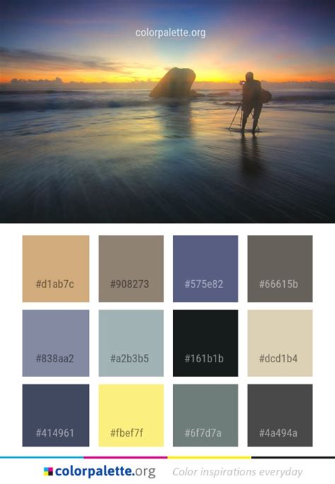 Sky Sea Horizon Color Palette