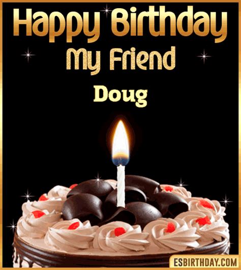 Happy Birthday Doug  🎂 Images Animated Wishes【28 S】