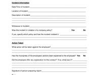 employee forms ideas form good employee templates