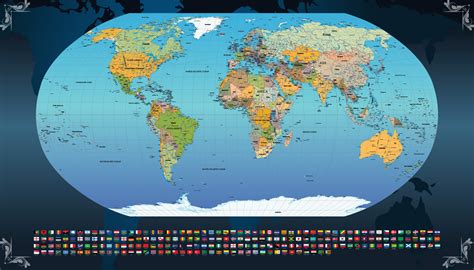 Os mapas do mundo mais comuns são os chamados mapas políticos, que representam as. Decoração Papel de Parede para Escritório Mapa Mundi