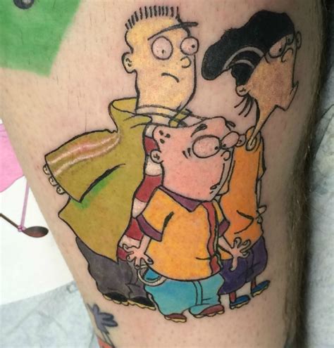 90s Nickelodeon Tattoo Leg 90s Tattoos Nickelodeon 90