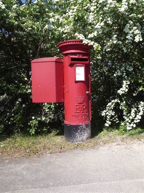 An E2 Pillar Box Antique Mailbox Outdoor Decor Decor