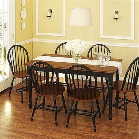 Kidkraft heart table and chair set. 7 pc Dining Set Dinette Sets 6 Chairs Table Kitchen Room ...