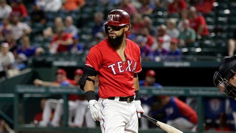 Rougned Odor Rangers 2b Makes History With Five Walk Game