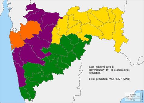 Distribution Of Population In Maharashtra India Map World Map Imgur
