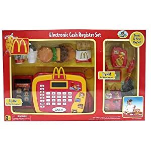 5 out of 5 stars. Just Like Home McDonald's Cash Register 10 Piece Playset ...
