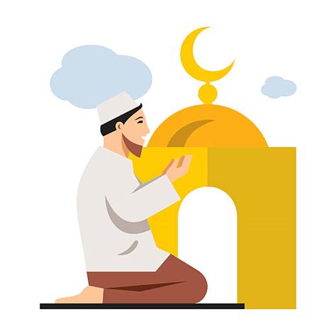 Royalty Free Muslim Praying Clip Art Vector Images And Illustrations