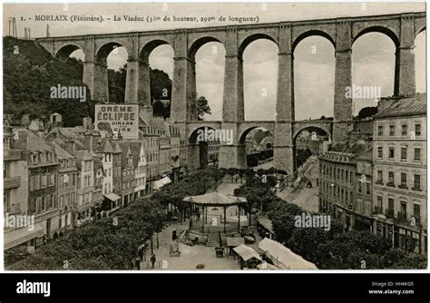Viaduct At Morlaix Brittany France Stock Photo Alamy