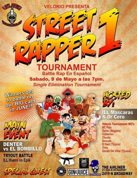 Street Rapper 1 Velorio Liga De Batallas Battle Rap Event