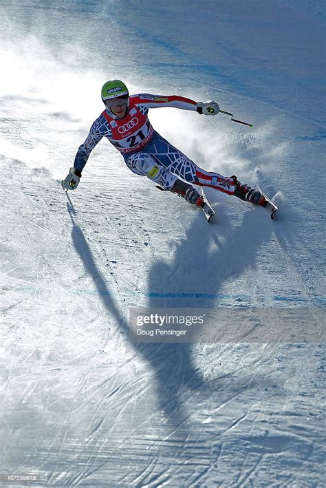 Bode Miller Of The Usa Skis During Mens Downhill Training At The