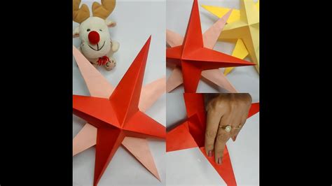 How To Make A 3d Paper Christmas Star Diy Activities Do It