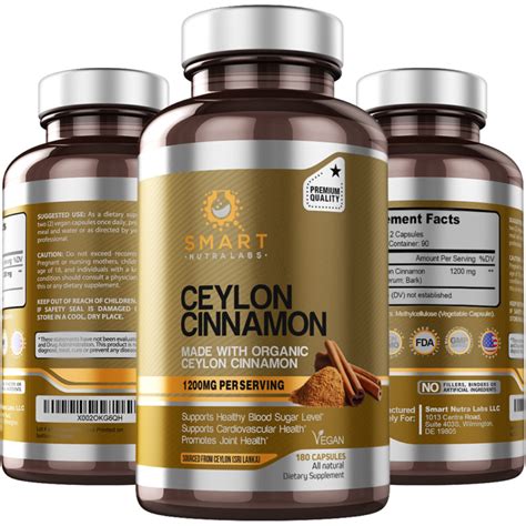 Ceylon Cinnamon Made With Organic Ceylon Cinnamon 1200mg Per Serving