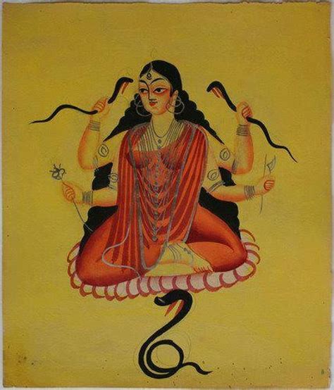 Manasa Devi Tantra Art Hindu Art Goddess Art