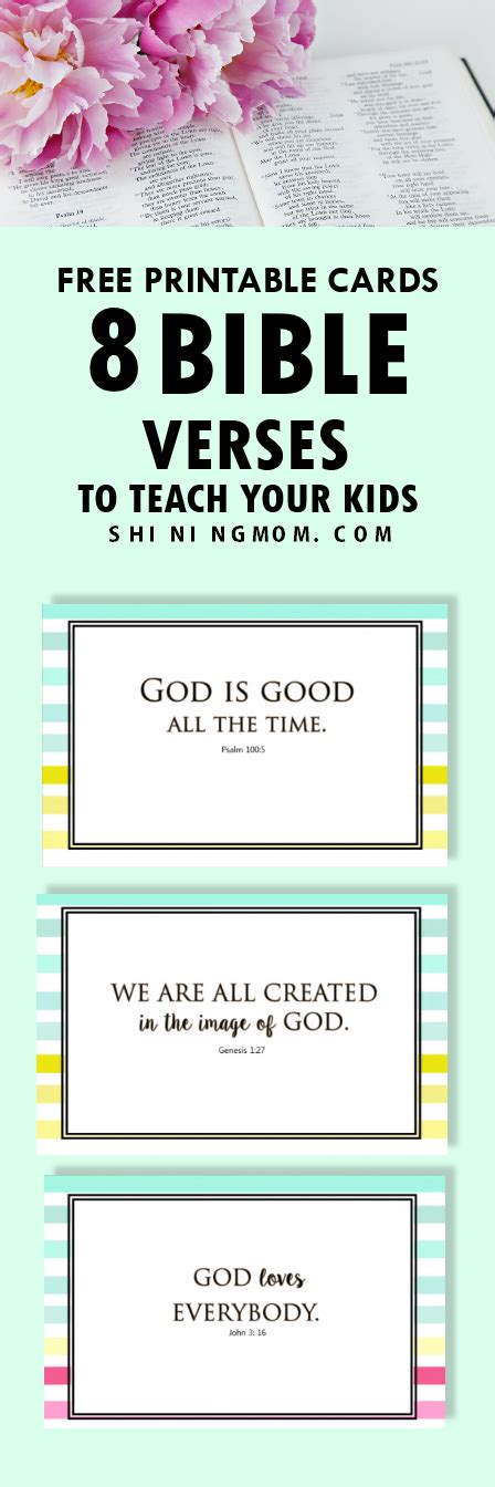 The bible verses about blessings are in the new king james version. FREE Printable Cards: 8 Bible Verses for Kids!
