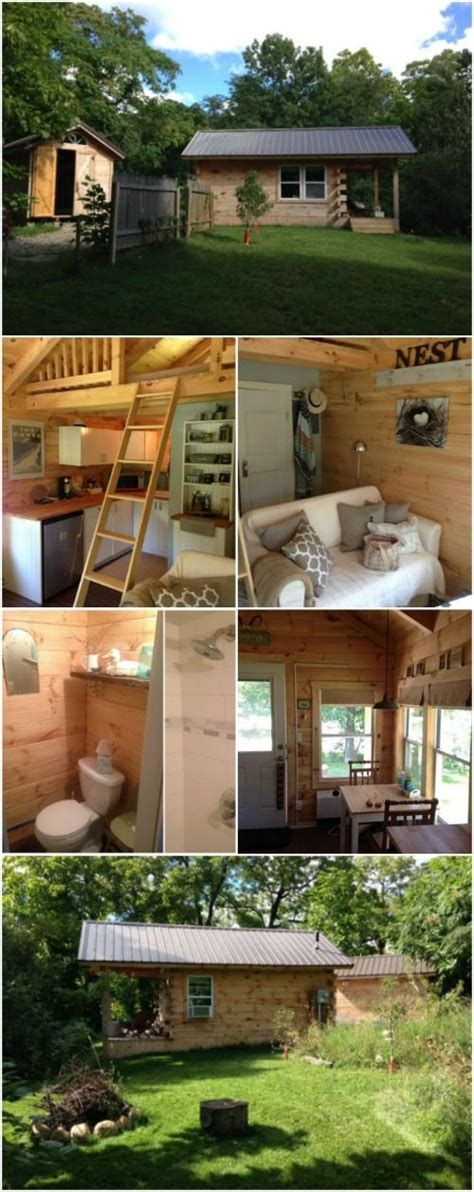 Cozy 200 Sq Ft Amish Made Tiny House For Sale In Michigan Mobiles