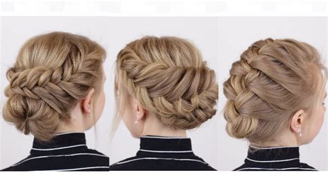 There's plenty to love about short hair: Braided Updos for Short Hair - YouTube